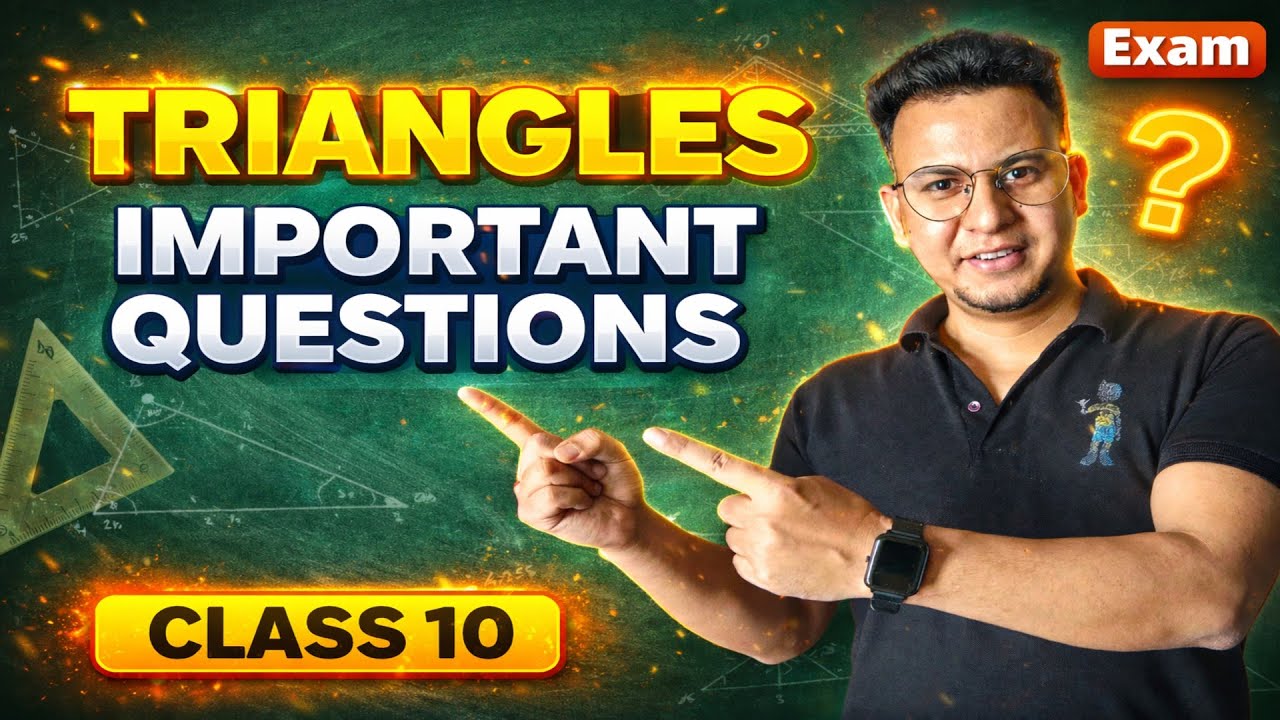 TRIANGLES CLASS-10TH PART-4 (4 MARKS QUESTIONS) TARGET 80/80 BOARD EXAM  BOOSTER
