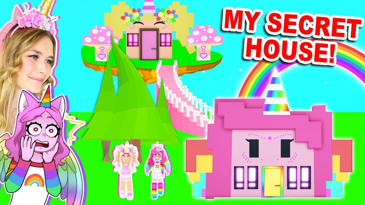 I Built A *SECRET* HOUSE On Top Of SUNNY'S House In Adopt Me! (Roblox)