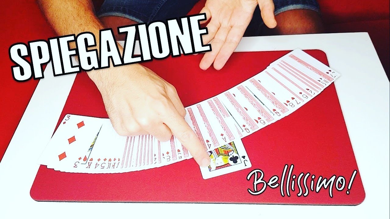 GIOCO DI MAGIA FANTASTICO SEMPLICE CON LE CARTE | Ordine dal caos card trick tutorial
