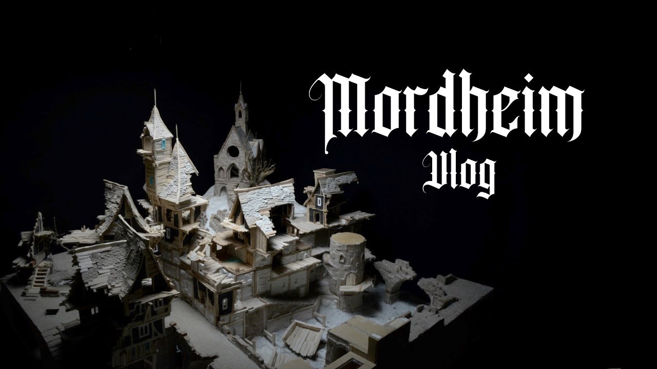 Building Awesome Mordheim Board - Vlog (Part 5 - One Side of the Board)