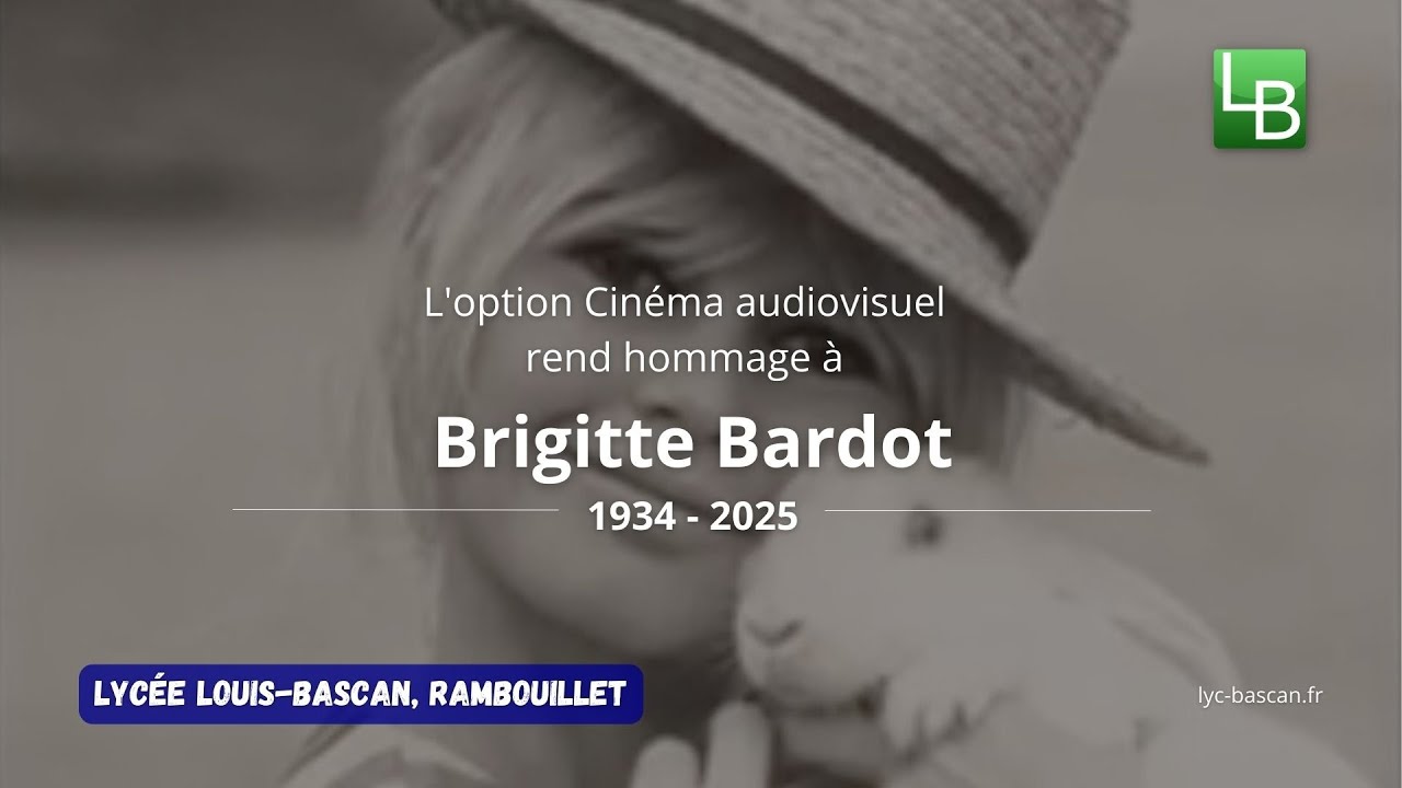 L'option Cinéma-audiovisuel du lycée Bascan rend hommage à Brigitte Bardot