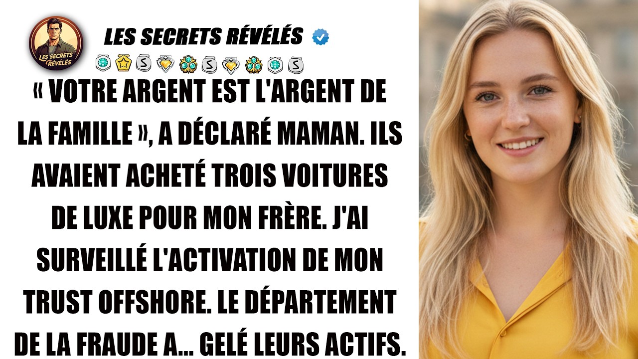En réunion de famille, ma mère a vidé mon compte. Ma banque privée me pose des questions.