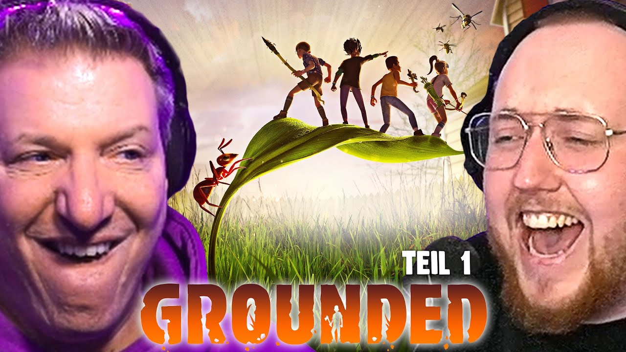 SCHRADIN und ZARBEX spielen zum ERSTEN MAL GROUNDED🐜🏕️🤣 | GROUNDED COOP #1 UNCUT