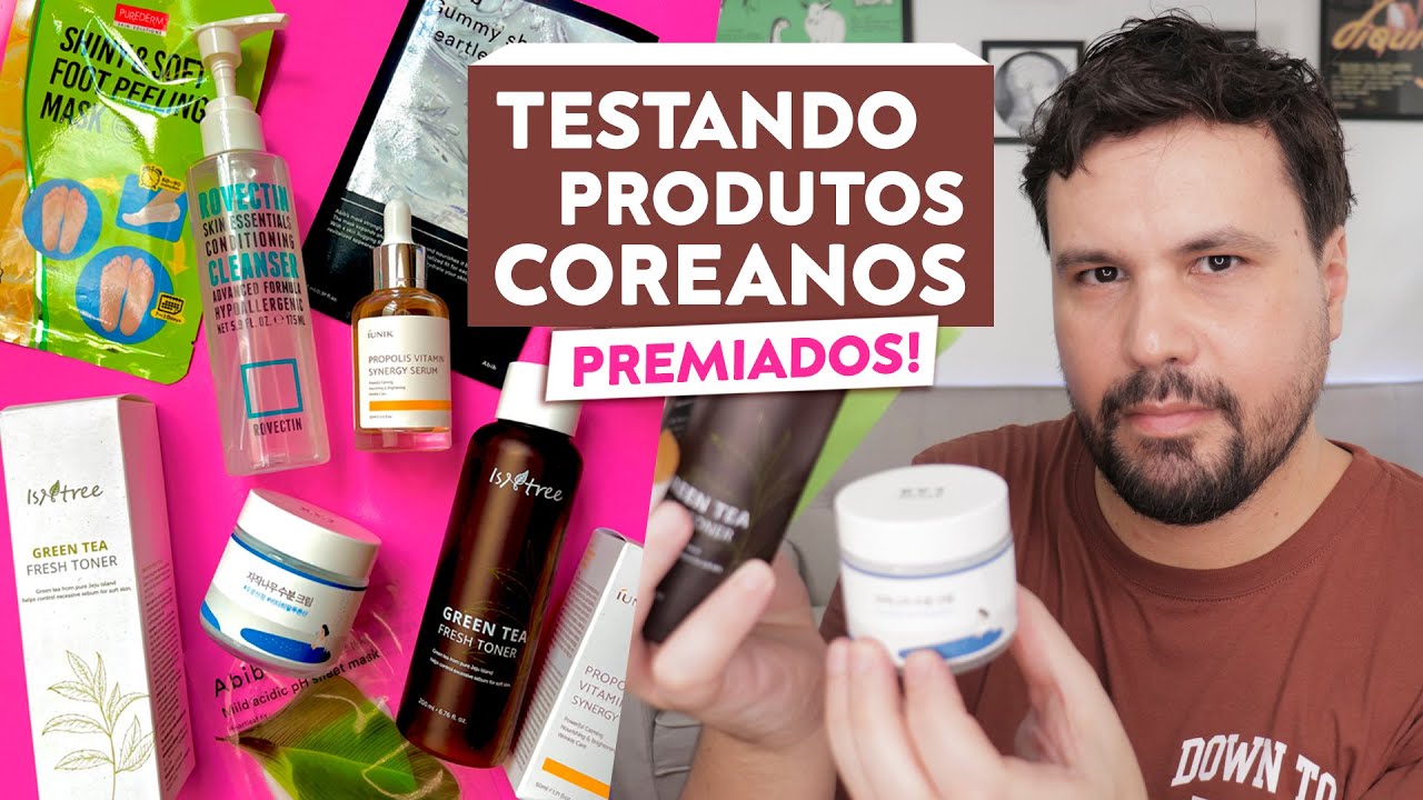 TESTANDO PRODUTOS COREANOS Premiados de Skincare