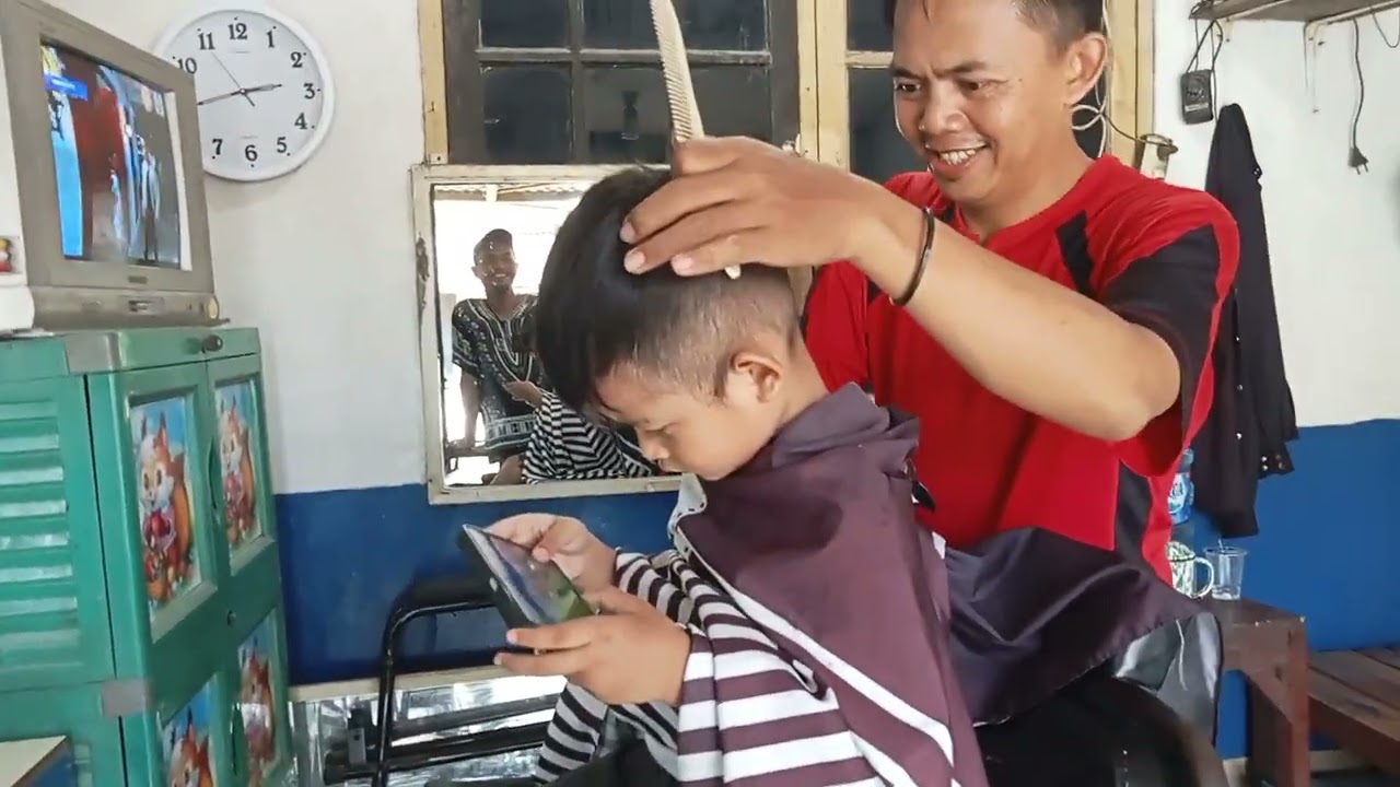 WIS WAYAHE GANTI STYLE || ANTER BOCIL POTONG RAMBUT 
