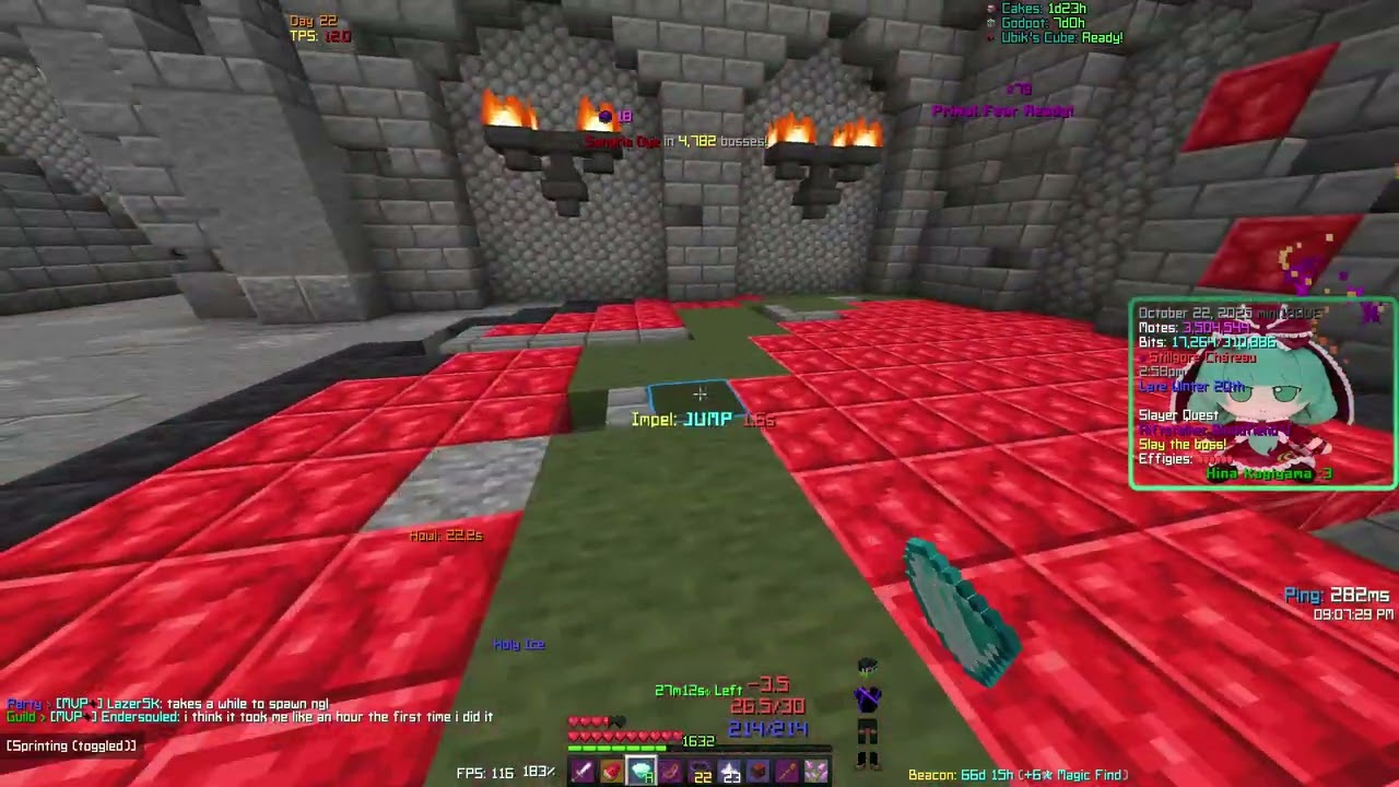 sub 10 claws t5 stalker bloodfiend with casual vietnam night ping - Hypixel Skyblock