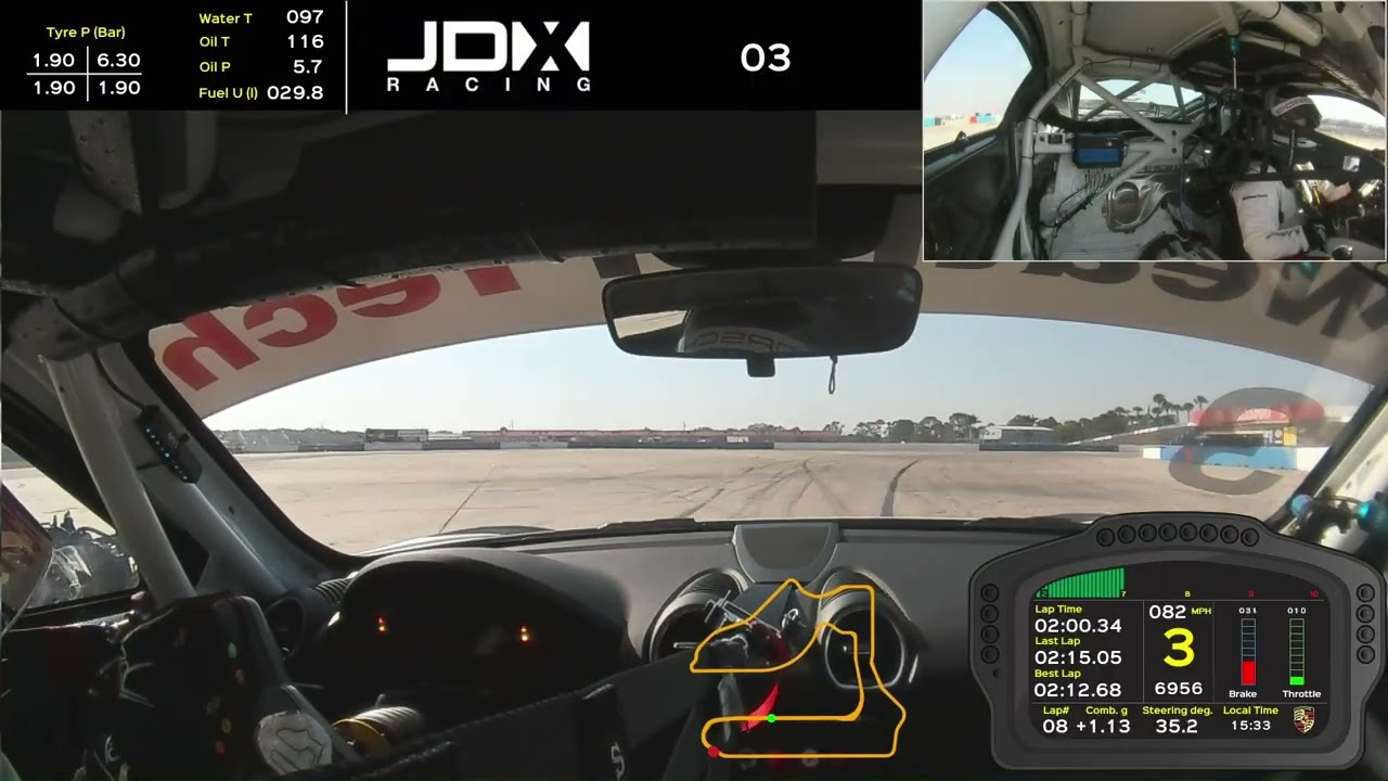 PSCNA Cayman Pro-Am Sebring 2025 4th Place Race Highlights
