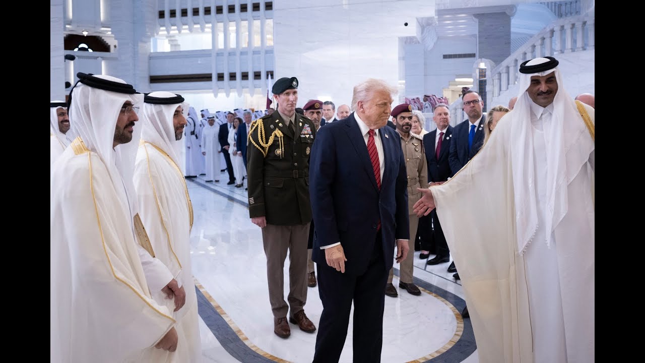 Donald Trump in Qatar: President greeted with red Cybertrucks, signs deal to boost defense, trade