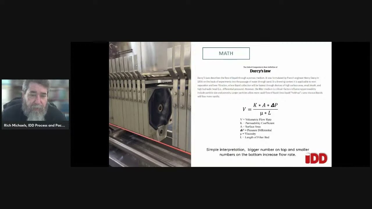 Sustainable Brewing with a Mash Filter in a Craft Brewery w/ Rich Michaels (IDD Process & Packaging)