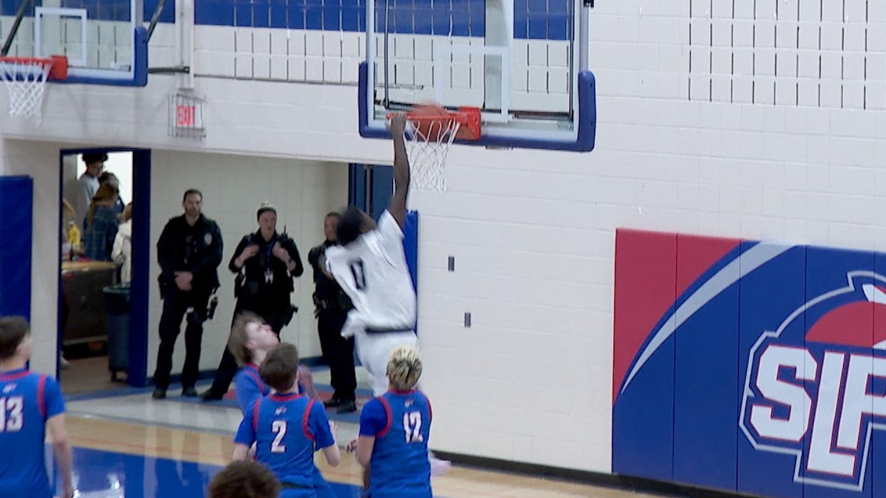 Dothan Ijadimbola Dunk - Totino Grace Boys Basketball