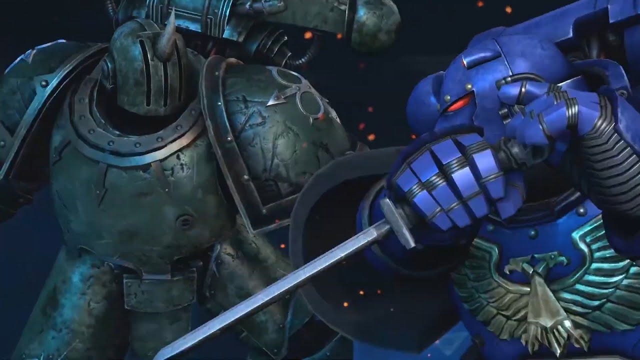 Warhammer40k plague Marines Nurgle vs Ultramarines SODAZ 40k Animations Battle Reupload