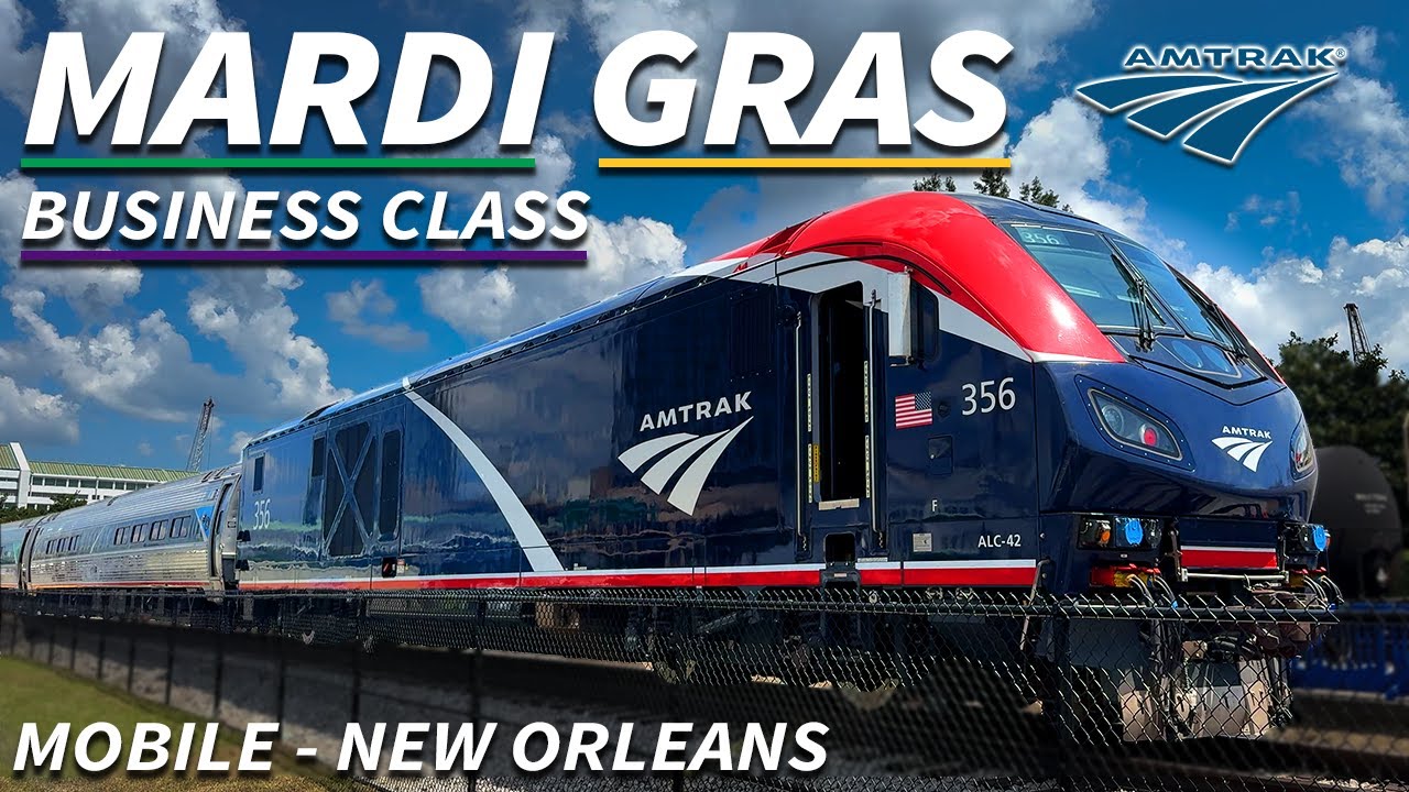 Как выглядит бизнес-класс в НОВЕЙШЕМ поезде Amtrak? — Mardi Gras