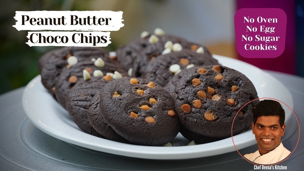 NO Oven Choco Chips  Cookies | Peanut Butter Choco Cookies | CDK #371 | Chef Deena's Kitchen