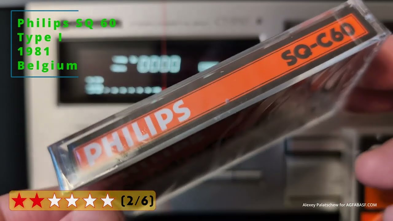 Philips SQ 60 Type I Belgium 1981_Compact Cassette