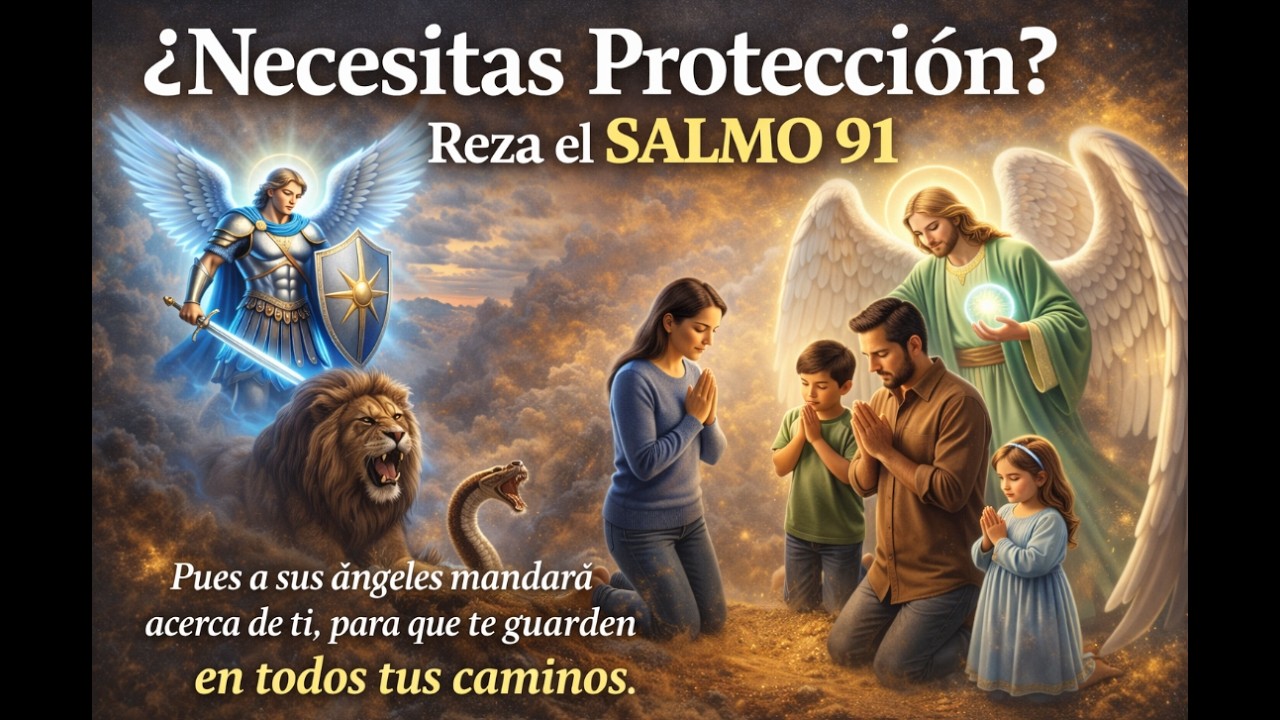 Salmo 91 🙏 La Oración Más Poderosa de Protección✨ #viral #videos #oraciondiaria
