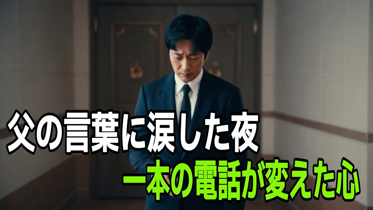 「貧乏でもいい」父の言葉が心を変えた瞬間
