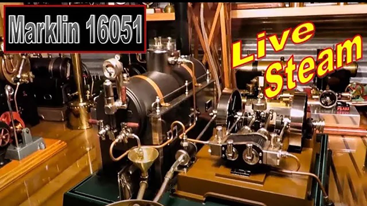 Marklin 16051 Model Toy Steam Engine running on Live Steam