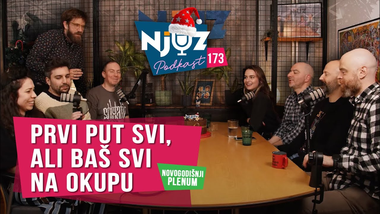 Ono što ste svi čekali - svi Njuzovci u novogodišnjem specijalu : Njuz PODkast 173