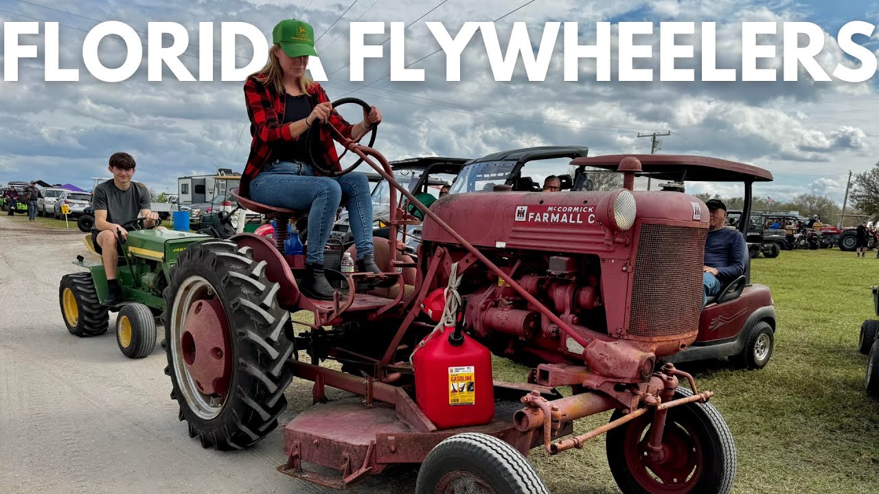 Vintage Tractors at Florida Flywheelers! 🚜