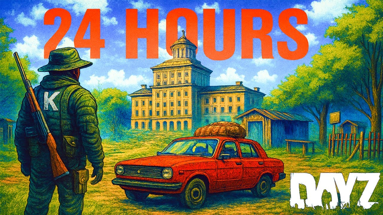 Мы провели 24 ЧАСА на ОФИЦИАЛЬНЫХ СЕРВЕРАХ DayZ в 2025 году!