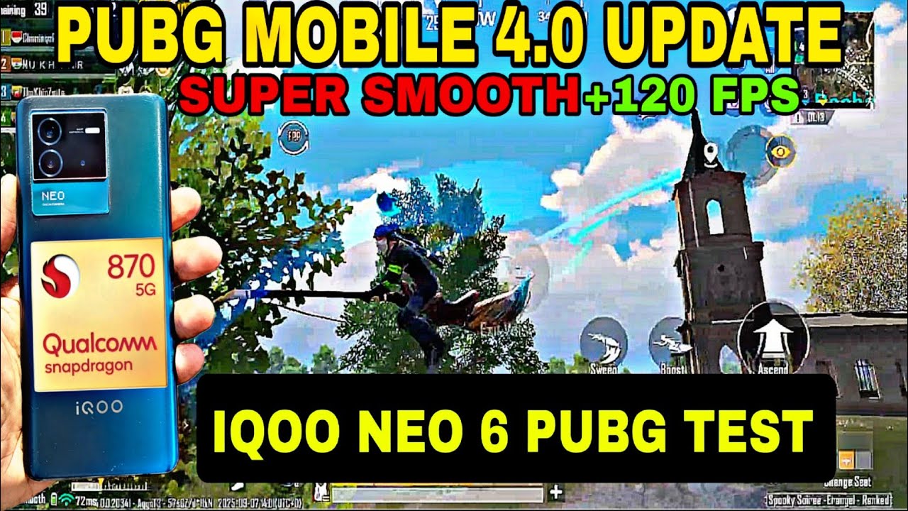 PUBG MOBILE 4.0 UPDATE TEST ON IQOO NEO 6 || IQOO NEO 6 IN 2025 IS STILL BEAST PHONE?