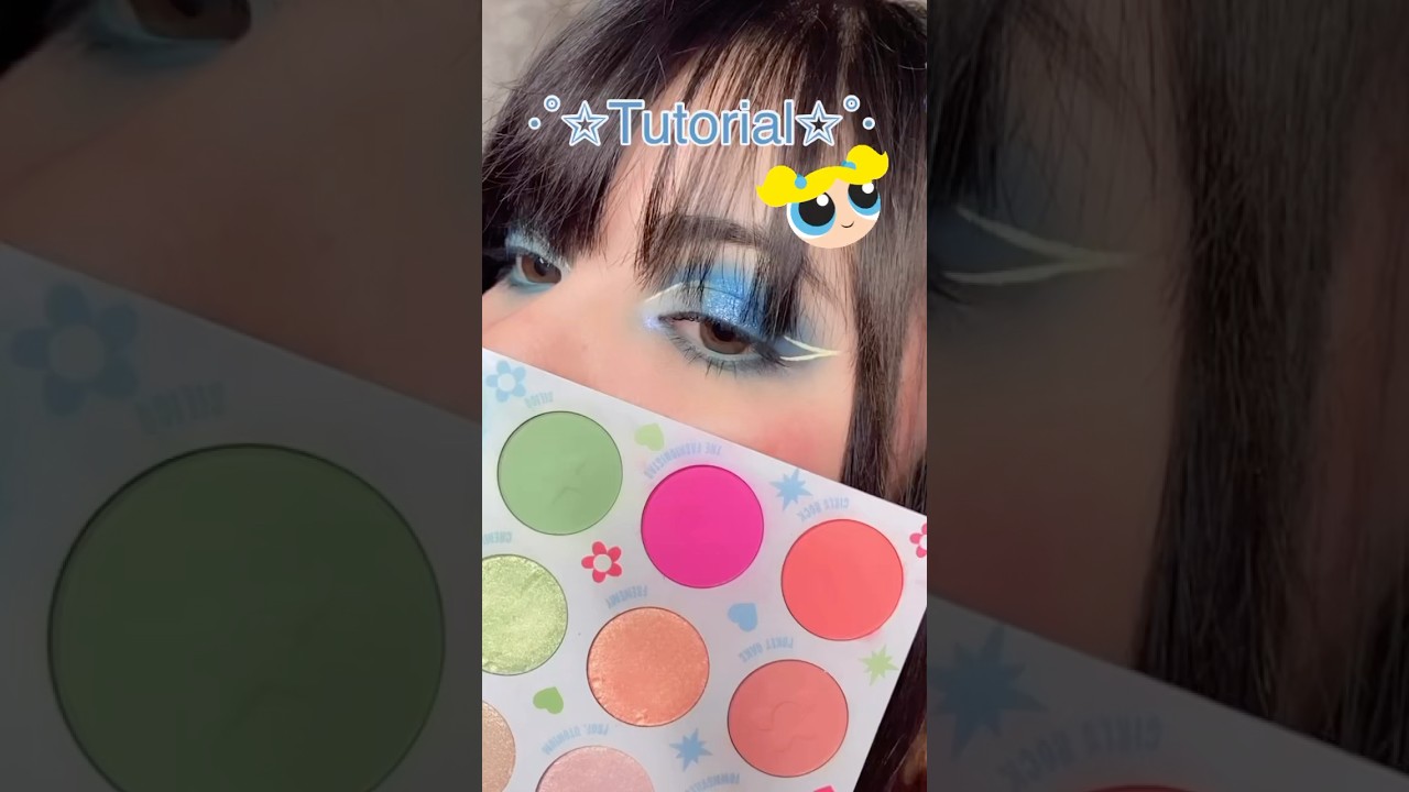 💙Maquillaje Burbuja The PowerPuffGirls 