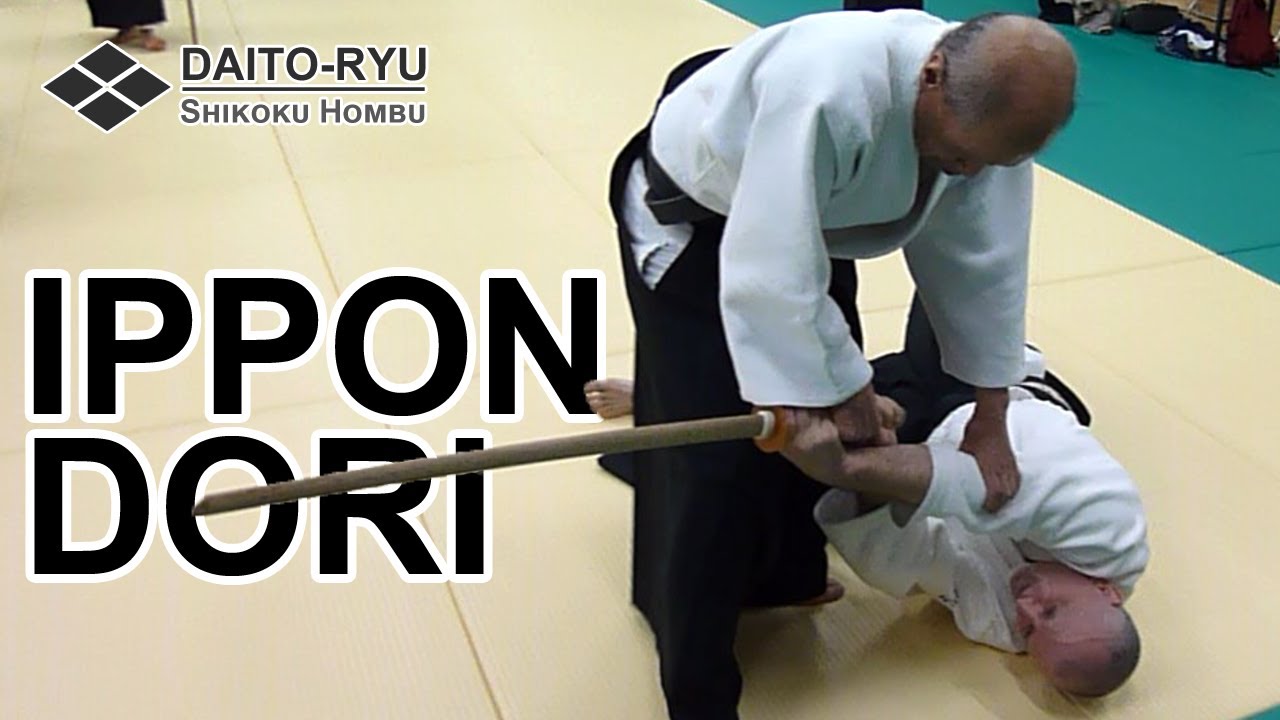 [DAITO RYU] Ippon Dori vs Bokken - CHIBA Tsugutaka, Shikoku Hombu