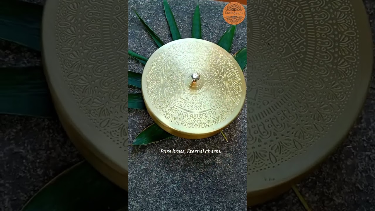 Timeless Brass Home Decor & Spice Boxes | Traditional Indian Kitchen Essentials by Earthbound
