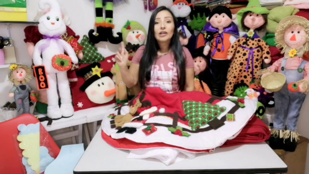 Pie de árbol 🎄 navideño y moldes 😀