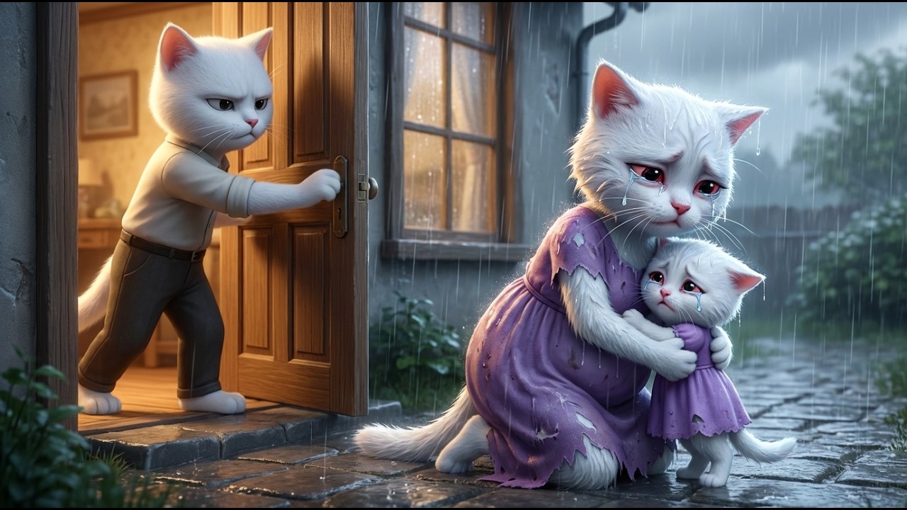 “Papa Cat Abandoned PREGNANT Mama Cat & Tiny Kitten… 😢 You Won’t Believe the Ending!”