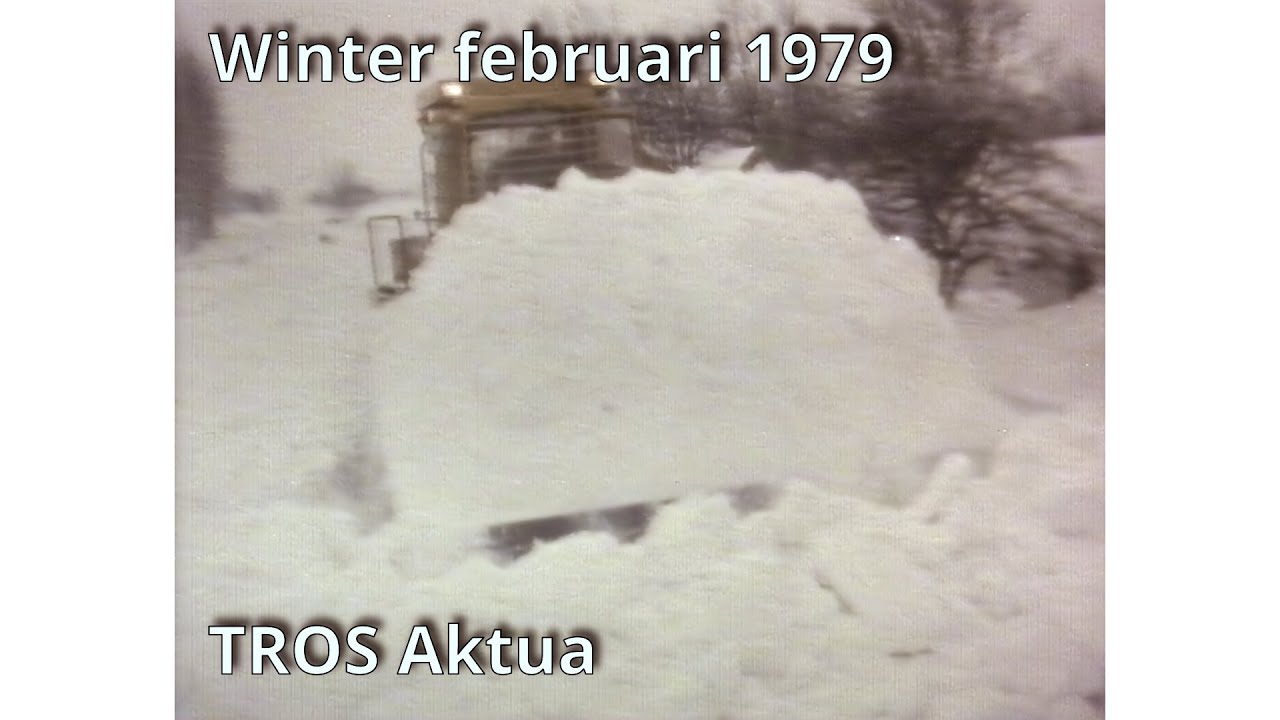 Sneeuwstorm februari 1979 - TROS Aktua tv reportage (4K) Deel 3