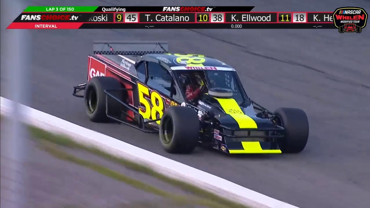NASCAR Whelen Modified Tour 2019. Qualifying Thompson Speedway Motorsports Park (3)