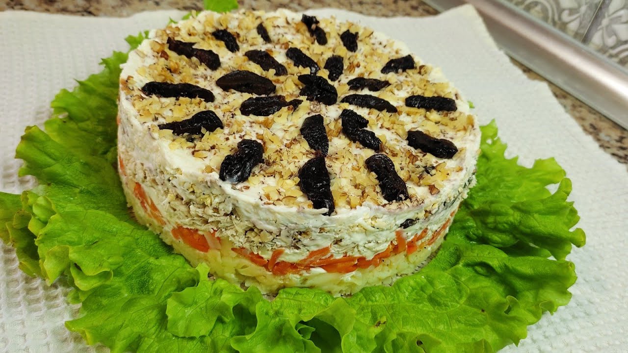 Салат из сливы ° Приготовление вкусного салата 🥗