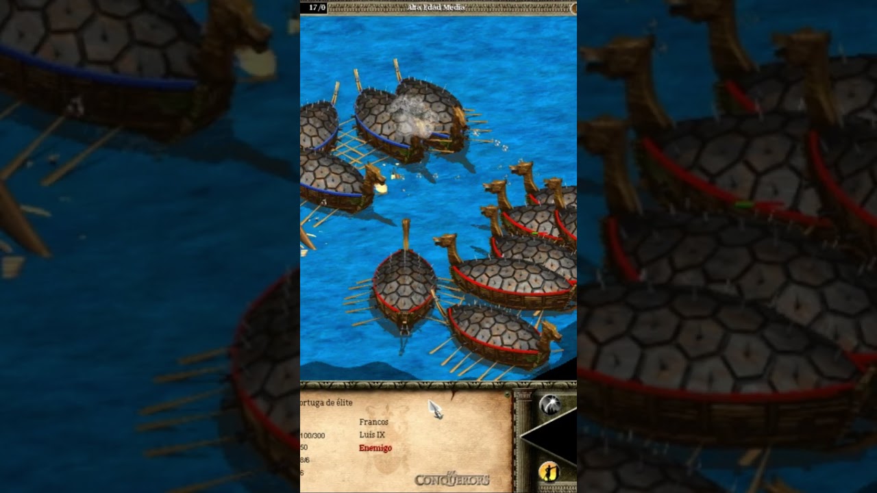 Asi era el primer barco tortuga #ageofempires2