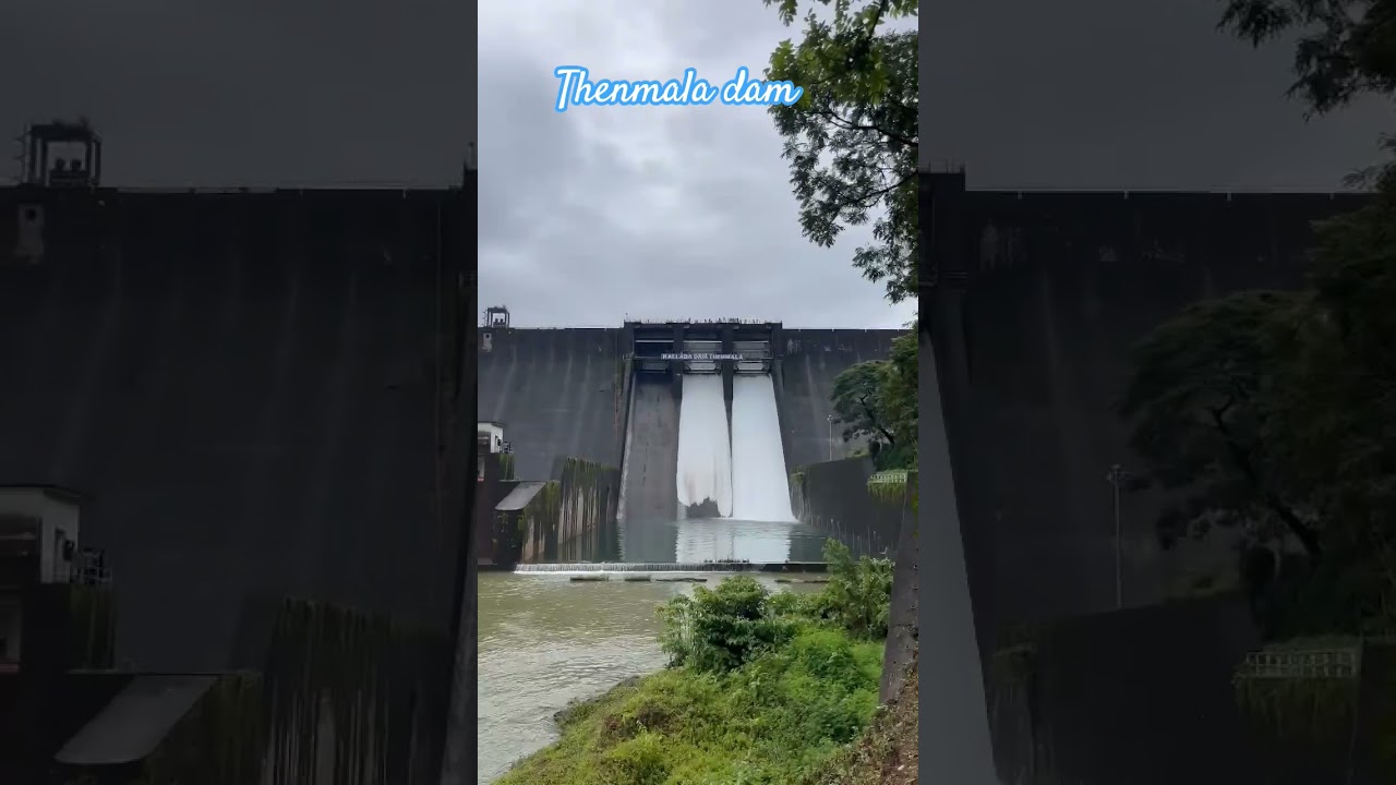 Two spillway shutters of thenmala dam were raised.. 