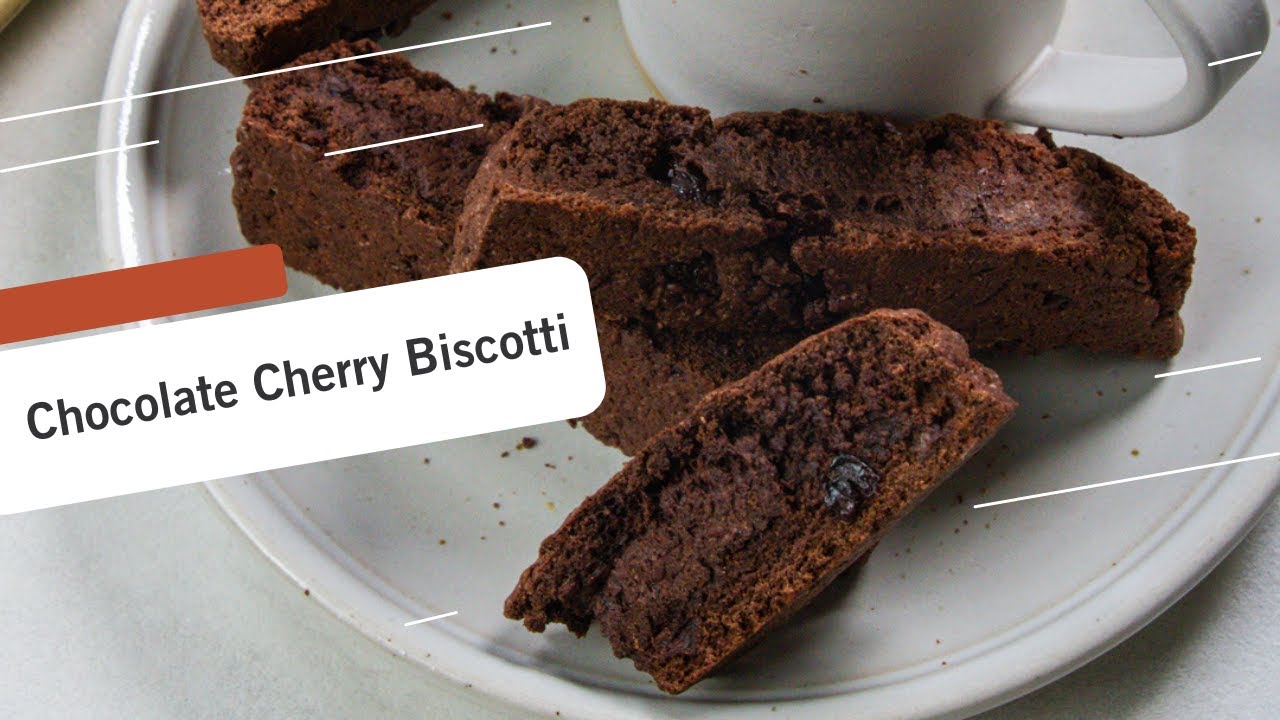 How To Make Chocolate Cherry Biscotti