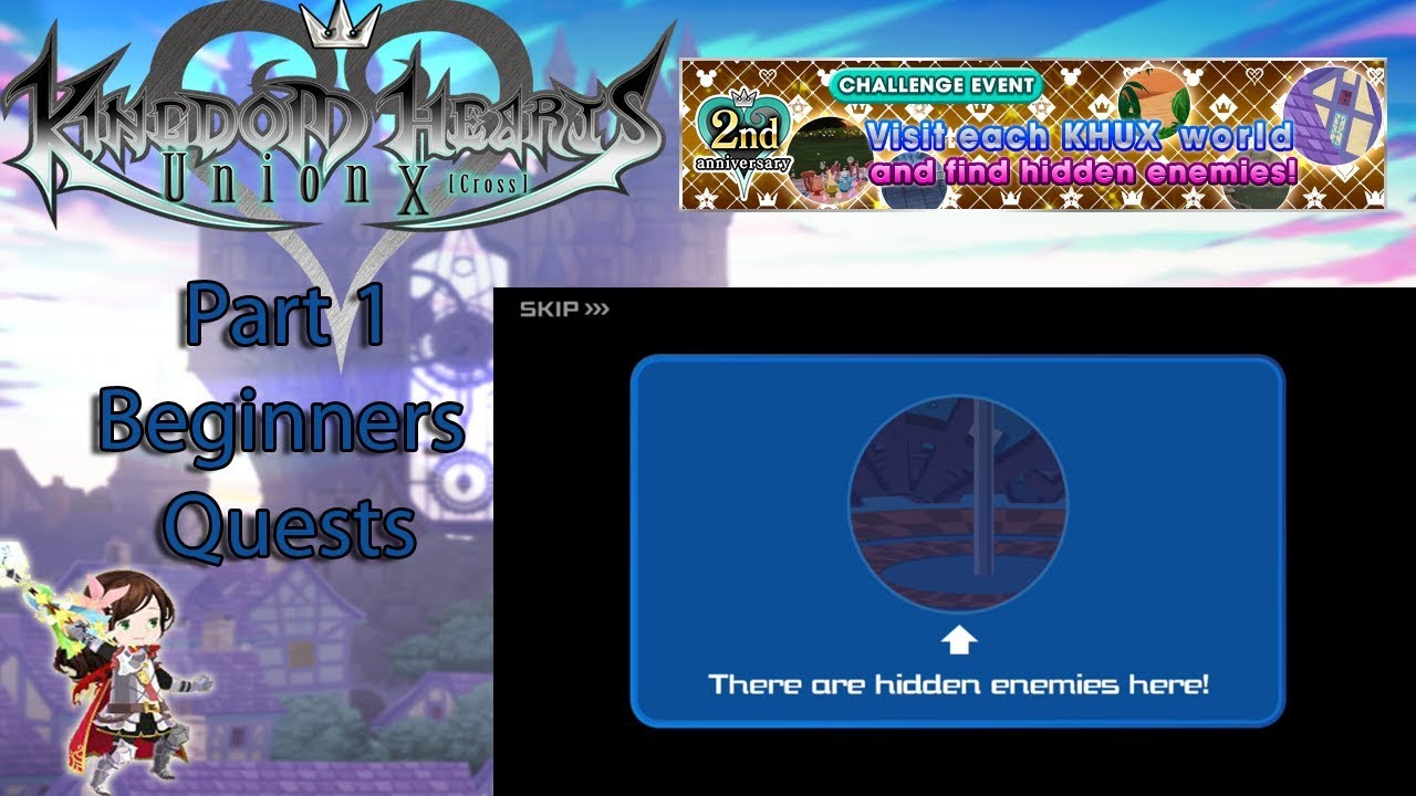 KHUX - Challenge Event, Visit KHUX Worlds Part 1 - Beginners Quests