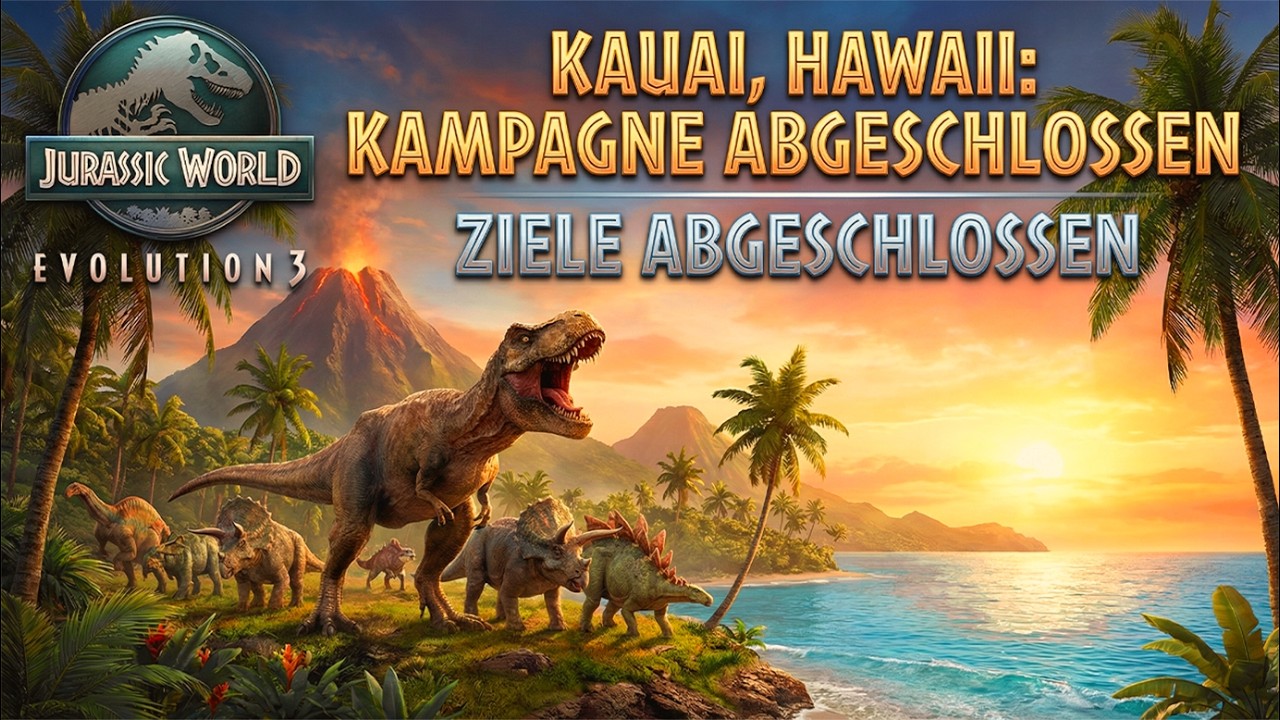Wir beenden die Kampagne von Hawaii | Jurassic World Evolution 3 #28 | Lets Play Deutsch