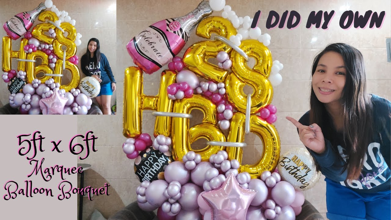 Large Marquee Balloon Bouquet | How To Balloon Bouquet | Batty Balloons