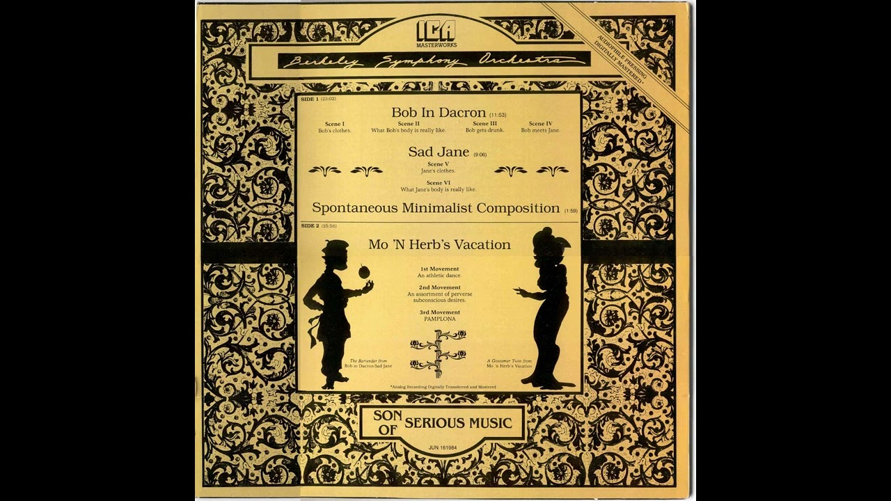 FRANK ZAPPA/BERKELEY SYMPHONY ORCHESTRA - &ldquo;The Son of Serious Music&rdquo; full album