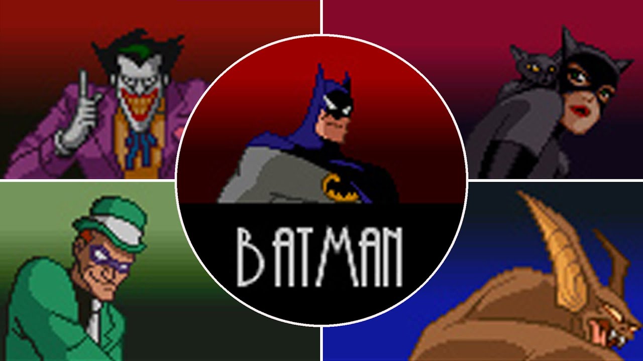 The Adventures of Batman & Robin (SNES) All Bosses (No Damage)