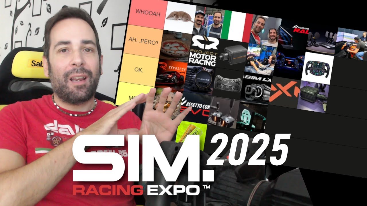Racconto il SimRacing Expo 2025 col format più scemo di internet