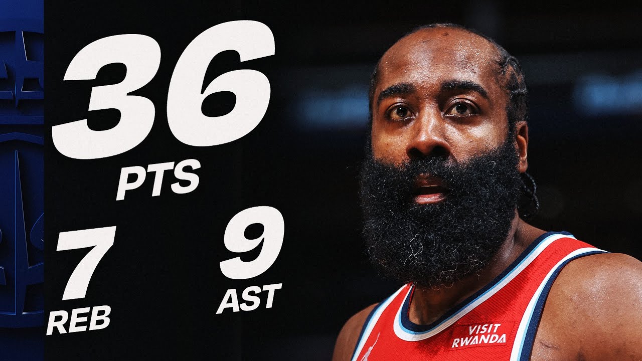 James Harden drops 36 POINTS vs Wizards | January 19, 2026