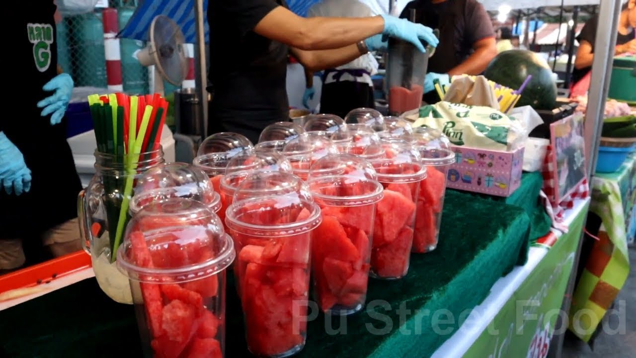 Street Food Watermelon Juice 🍹🍉💕❤️