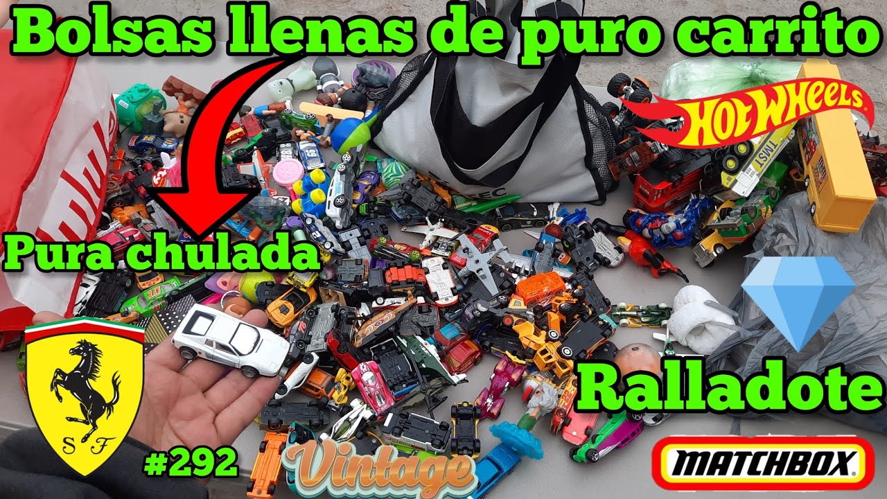 Bolsas llenas de puro #hotwheels  #ferrari y #matchbox super cacería en tianguis de Ojocaliente