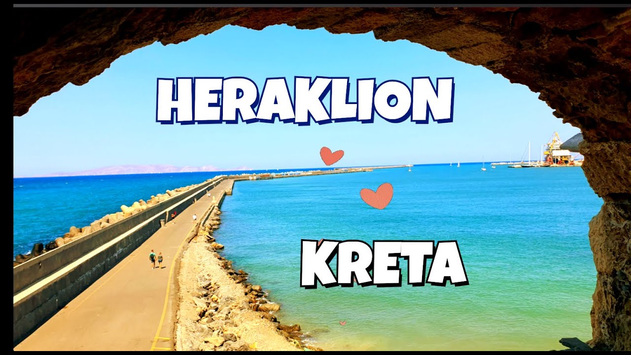 Heraklion ‐ Kreta, Grecja (życie nocne, zaułki miasta, sztuka uliczna, zabytki)
