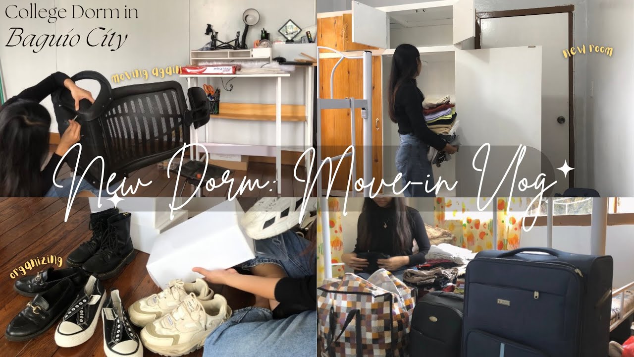 Moving into my New Dorm in Baguio City 👜organizing, unpacking, move-in vlog| College Diaries ep. 14