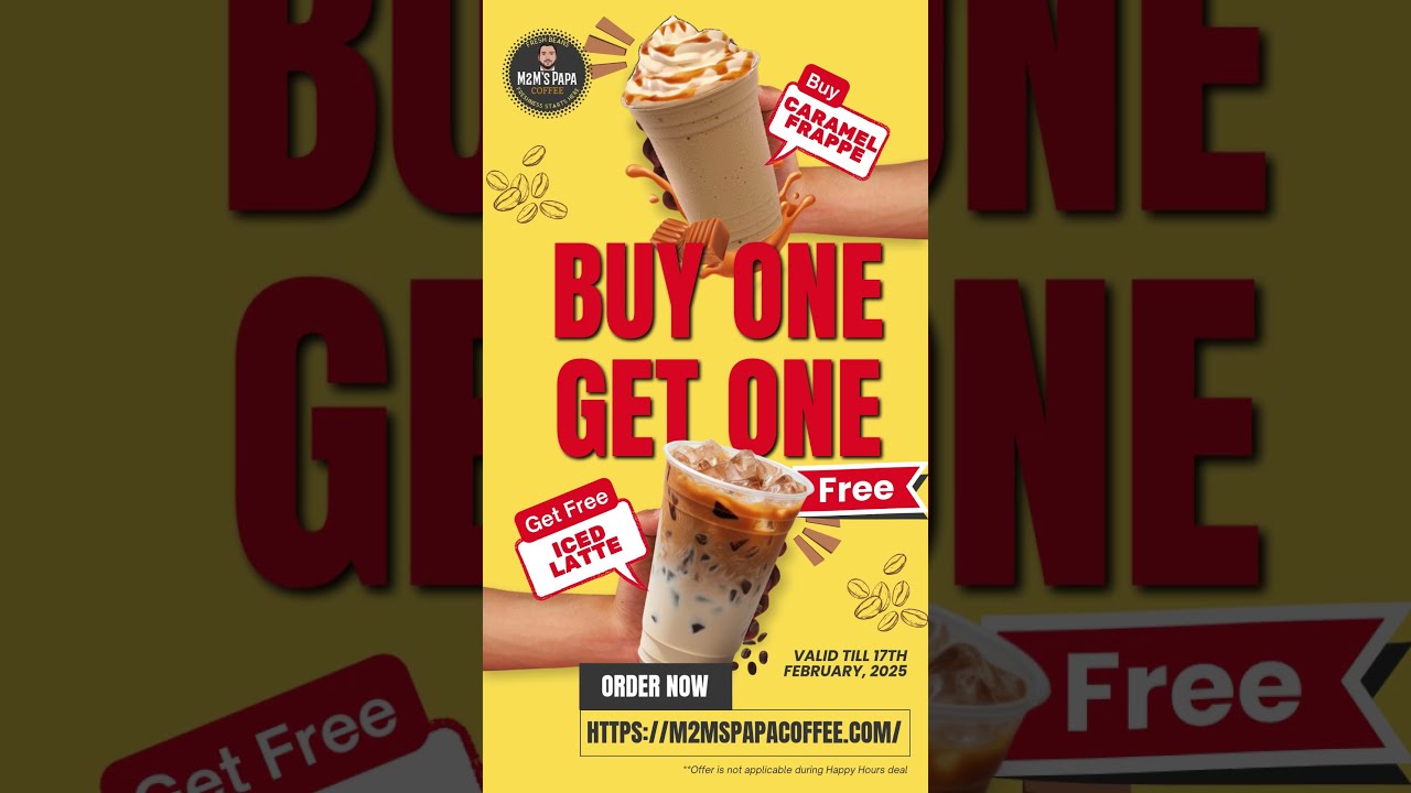 #February #BOGO #Coffee Bonanza! Buy 1 Get 1 FREE |Order now  