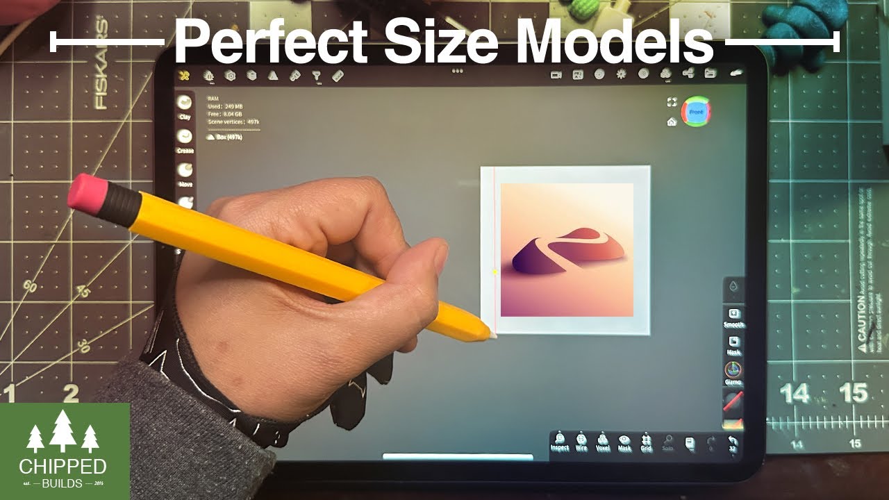 Идеальные размеры в Nomad Sculpt