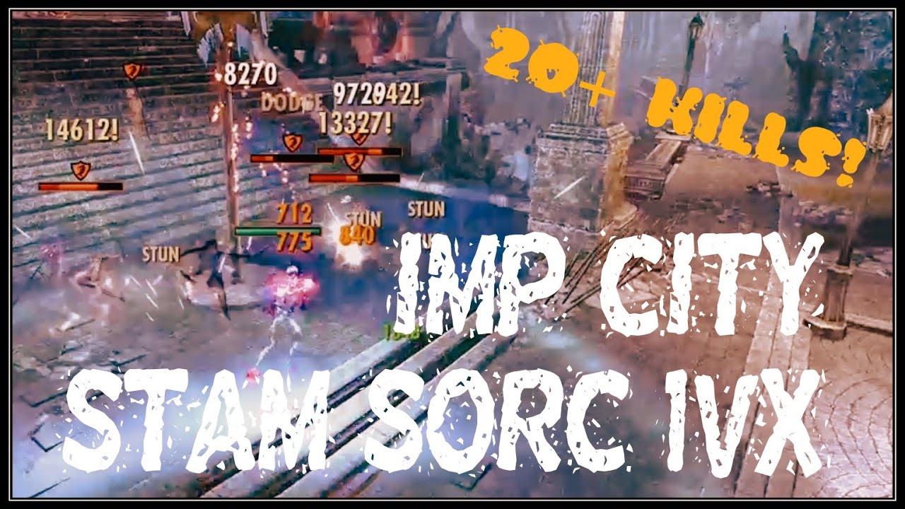 Bow / Bow Stamina Sorcerer 1vX  Gameplay Imperial City PvP | Elder Scrolls Online 20+ KILLS